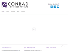 Tablet Screenshot of conradbusinessresults.com
